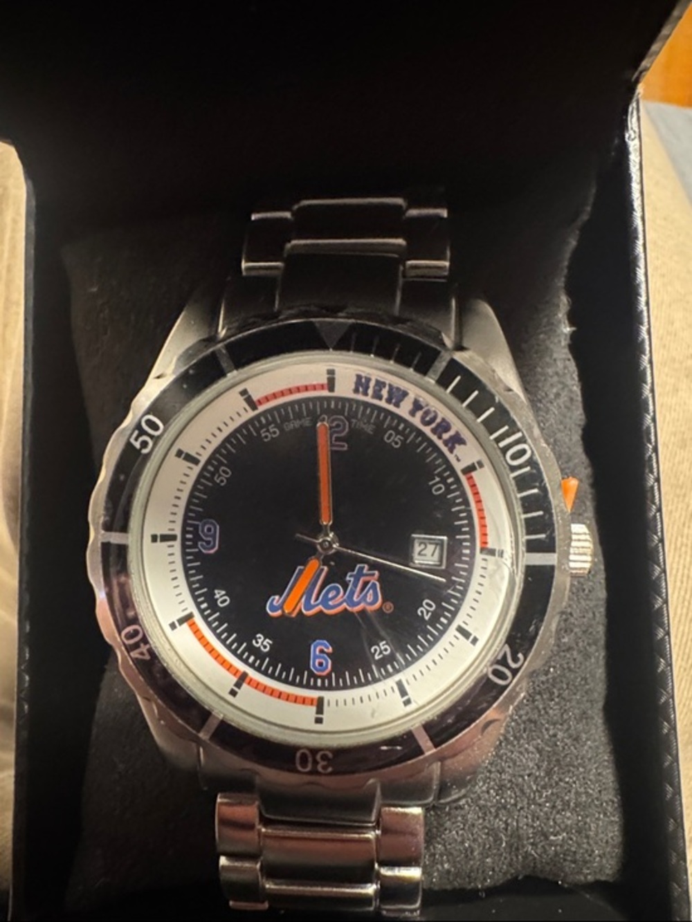 New New York Mets silver watch vip exclusive edition